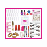 Barbie 2 in 1 Beauty Salon Nail Art and Bracelet Making Kit